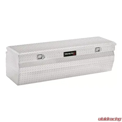 TrailFX Chest Sgl Lid Dia Tread Bright Pol 16 Gauge Alum 54x19-7/8x17-1/8 - 150581